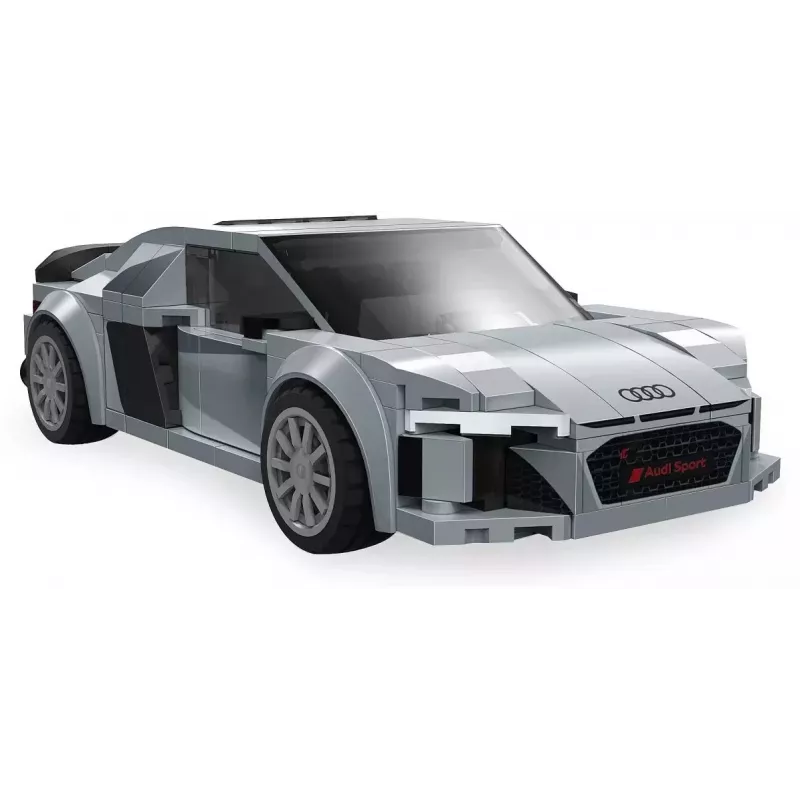 Jamara CaDA Audi R8 Coupé escala 1:24 set de bloques de construcción – 272 piezas, gris, a partir de 8 años