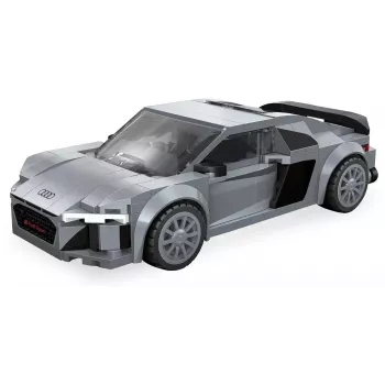 Jamara CaDA Audi R8 Coupé escala 1:24 set de bloques de construcción – 272 piezas, gris, a partir de 8 años