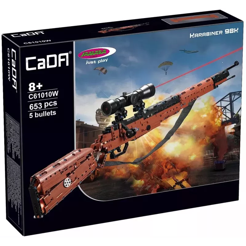 Set de construcción Jamara CaDA Karabiner 98K Bricks marrón 8+