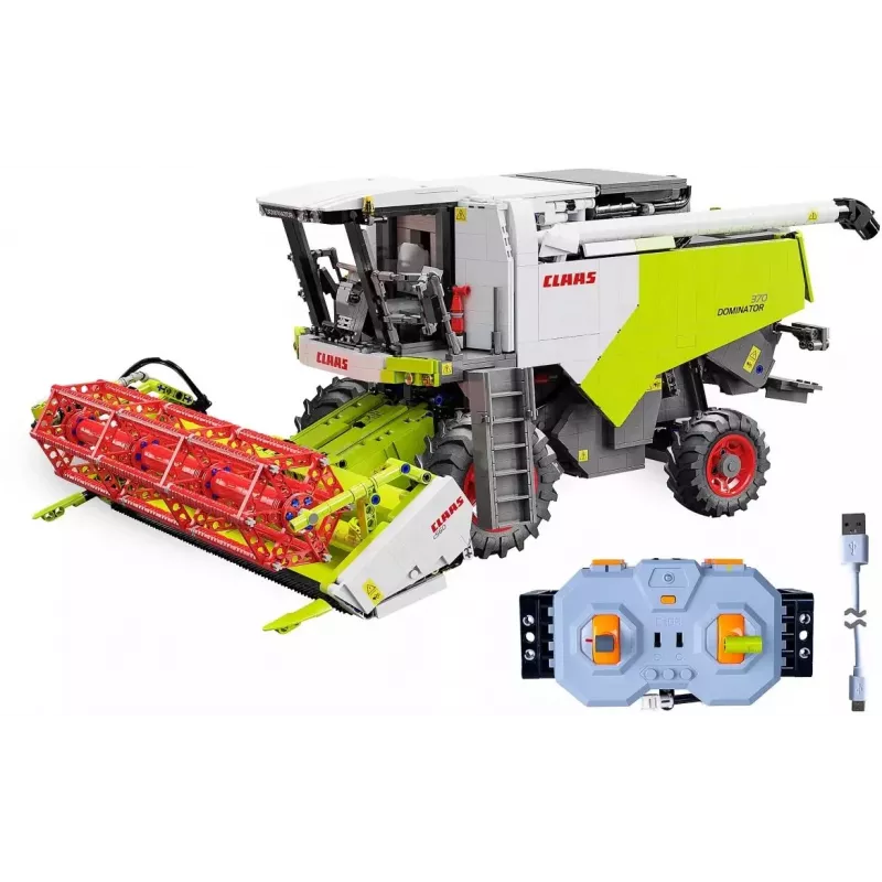 Vehículo de bloques de construcción RC Jamara Claas Dominator 370 1:18 2,4GHz (más de 1000 piezas) 14+