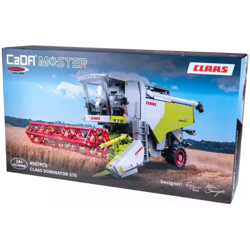 Vehículo de bloques de construcción RC Jamara Claas Dominator 370 1:18 2,4GHz (más de 1000 piezas) 14+