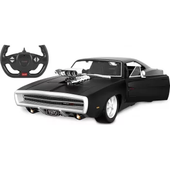 Jamara Dodge Charger R/T 1970 1:16 Black Modelo RC (402117)