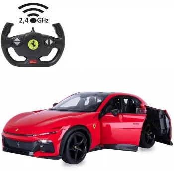 Jamara Ferrari Purosangue 1:14 coche deportivo RC rojo 2,4 GHz 11 km/h eléctrico