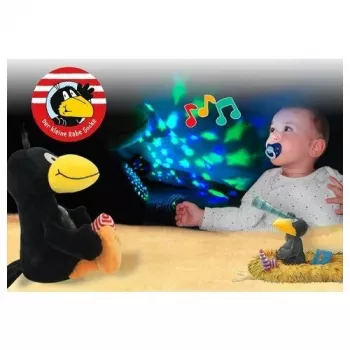 Jamara proyector de estrellas LED luz nocturna Der kleine Rabe Socke 6M