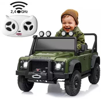 Jamara Vehículo montable Land Rover Defender 110 SVX Green 2,4GHz Li-Po