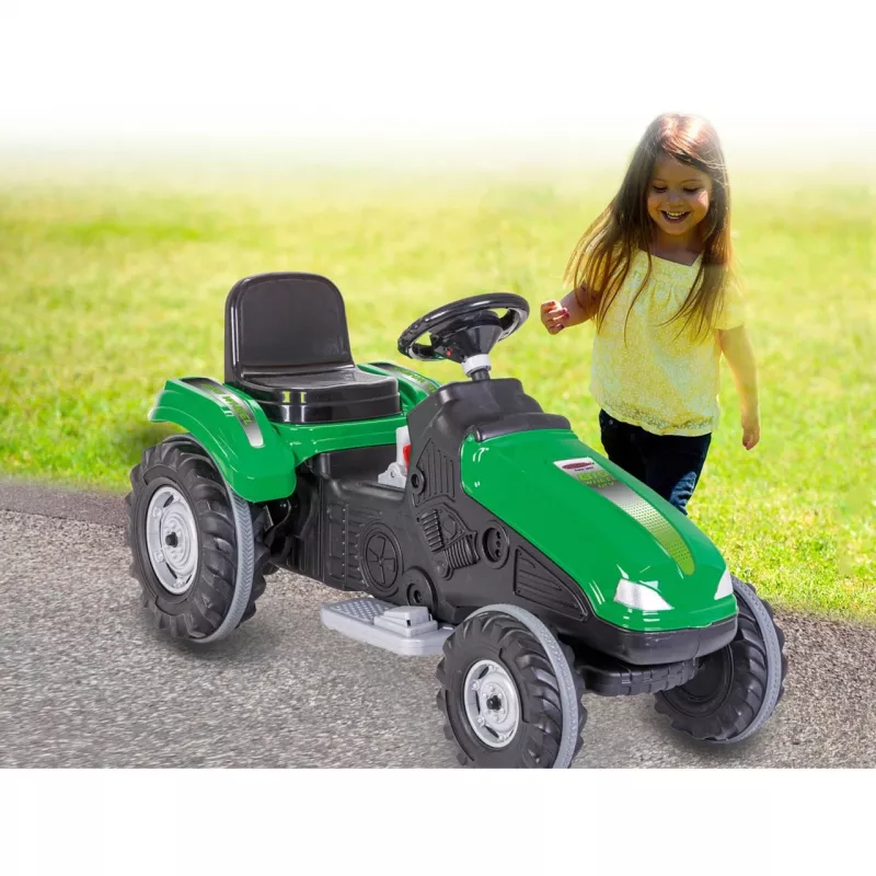 Jamara Tractor montable Big Wheel 12V Green 3+
