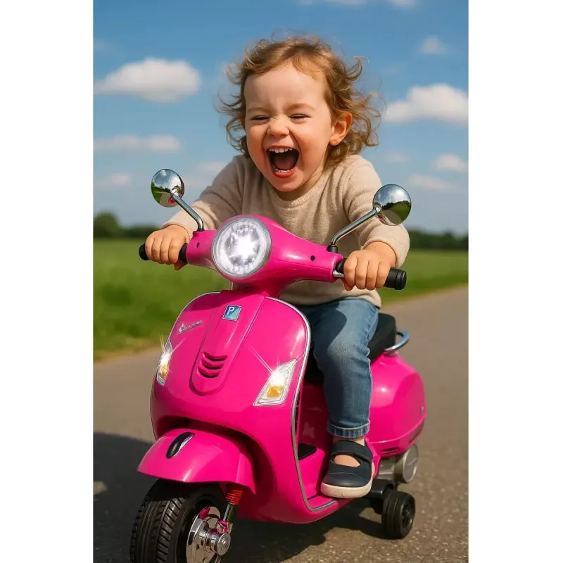 Jamara Vehículo montable Vespa GTS 125 Pink Li-Power 12.6