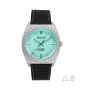 JASON HYDE Reloj unisex JH10015 40mm esfera negra correa de tela negra