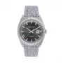JASON HYDE MAN JH30001 40mm Reloj de cuarzo Esfera negra Correa de tela negra