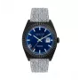JASON HYDE MAN JH30006 Reloj analógico de cuarzo 40mm Esfera azul Correa de tela azul