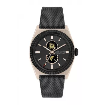 JASON HYDE MAN JH41006 (40mm) reloj de cuarzo - Esfera azul, correa azul de PET reciclado