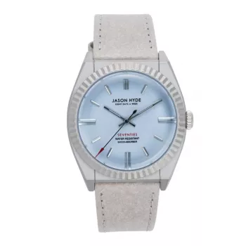 JASON HYDE Reloj unisex JH10017 40mm Esfera azul Correa de tejido PET reciclado