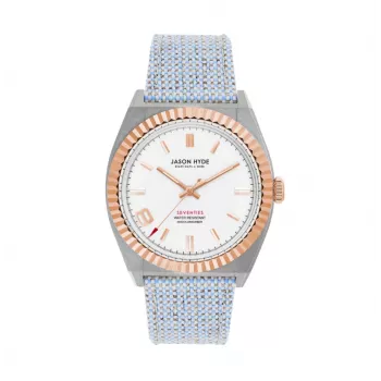 JASON HYDE Reloj analógico de cuarzo de mujer JH20015 plata acero inoxidable 36mm