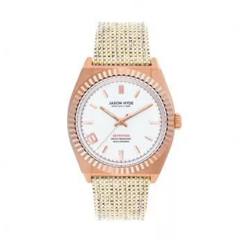 JASON HYDE Reloj de mujer JH20013 plata acero inoxidable 36mm cuarzo analógico