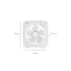 Ventilador de pie JATA JVVS3116, 45 W, 40 cm, 3 velocidades, oscilante, blanco