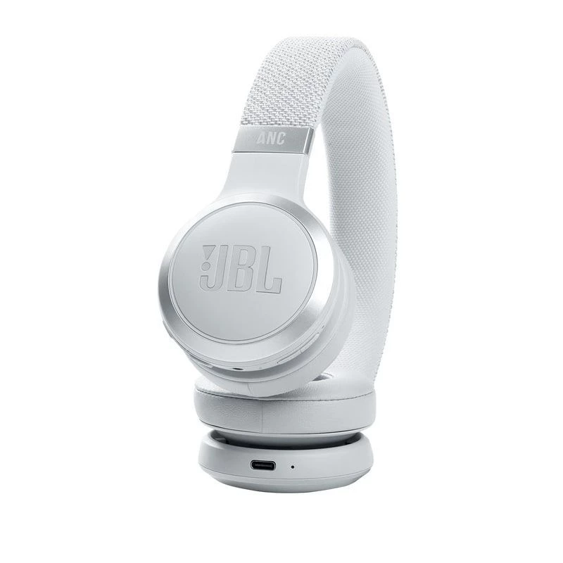 JBL Live 460NC auriculares inalámbricos on-ear con cancelación activa de ruido, blancos