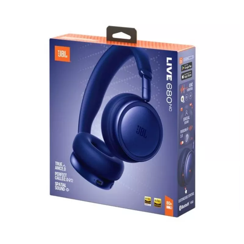 JBL Live 680NC auriculares inalámbricos on-ear con cancelación adaptativa de ruido