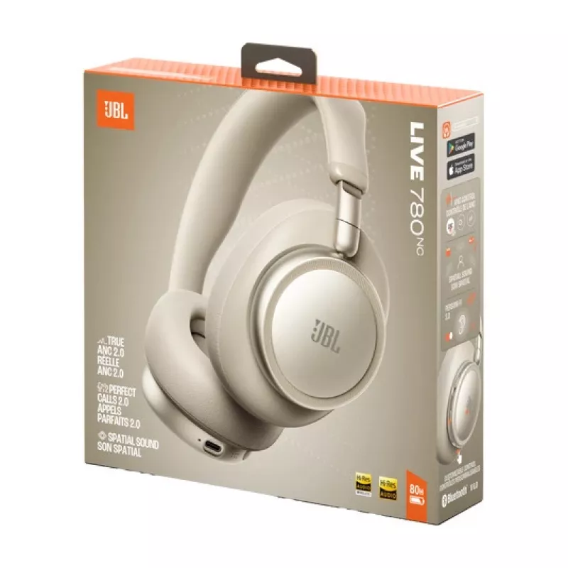 JBL Live 780NC Auriculares inalámbricos over-ear con cancelación adaptativa de ruido