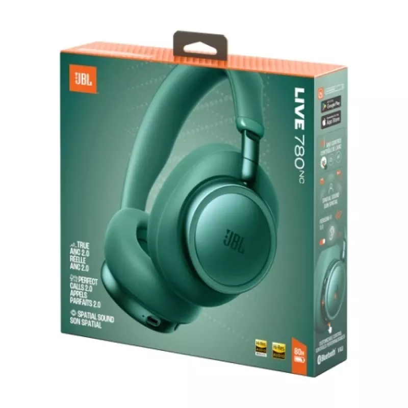 JBL Live 780NC auriculares Bluetooth inalámbricos, verde