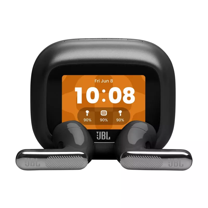 JBL LIVE Flex 4 auriculares in-ear True Wireless Bluetooth con cancelación adaptativa de ruido, negro