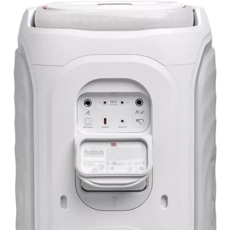 JBL PartyBox 130 altavoz de fiesta portátil, 200W RMS, Bluetooth 6.0, Auracast, IPX4, blanco