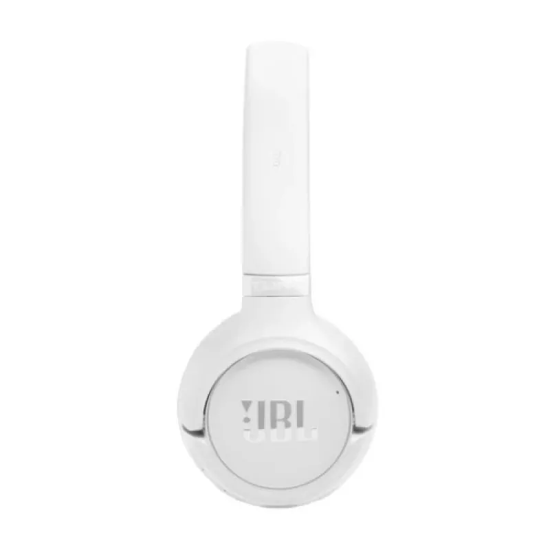 JBL Tune 530BT auriculares inalámbricos on-ear con Pure Bass, Bluetooth 5.3, batería de 57 horas, diseño plegable – blanco