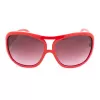 JEE VICE gafas de sol mujer JV21301115001 - Oversized Square montura negra lentes degradado gris UV400