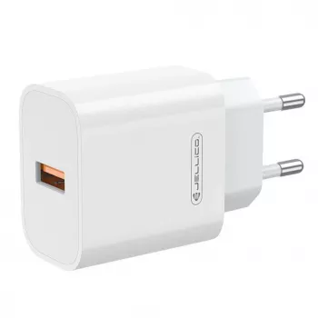 Cargador rápido inteligente USB 22.5W QC 3.0 AK-165 Jellico 1x USB (5-12V) blanco