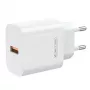 Cargador rápido inteligente USB 22.5W QC 3.0 AK-165 Jellico 1x USB (5-12V) blanco