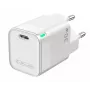 Jellico C43 Mini PD 30W QC 3.0 Cargador rápido inteligente adaptativo con 1x USB-C (5-20V) Blanco