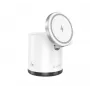Cargador inalámbrico 4en1 Jellico W22 MagSafe 15W iPhone + 3W Apple Watch + AirPods + lámpara LED blanco
