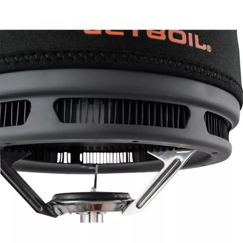 Jetboil Olla de cerámica 1,5L - Olla de camping con FluxRing, aluminio anodizado duro, recubrimiento antiadherente, asas plegables