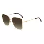 JIMMY CHOO HESTER S06JHA Gafas de sol mujer - Montura de acetato negra, cristales degradados grises, 59 mm