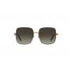 Gafas de sol de mujer JIMMY CHOO LILI-S-J7D mariposa cat eye montura de metal dorada lentes marrones degradadas 58 mm