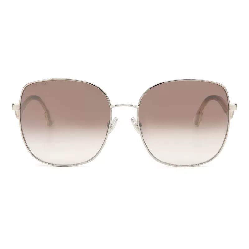 JIMMY CHOO gafas de sol mujer Mamie-S 3YG mariposa montura de metal dorado lentes marrón degradado 60/17/145 mm