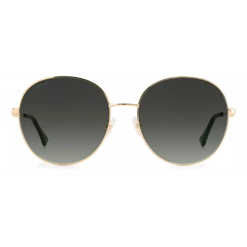 JIMMY CHOO Gafas de sol para mujer BIRDIESPEFIB - Montura de acetato cat-eye cuadrada extragrande - 60/18/145 mm - Protección UV400