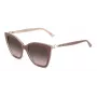 JIMMY CHOO Gafas de sol para mujer Cat-Eye RUA-G-S-Y9A Havana acetato marrón lente degradada 56/18/145 mm