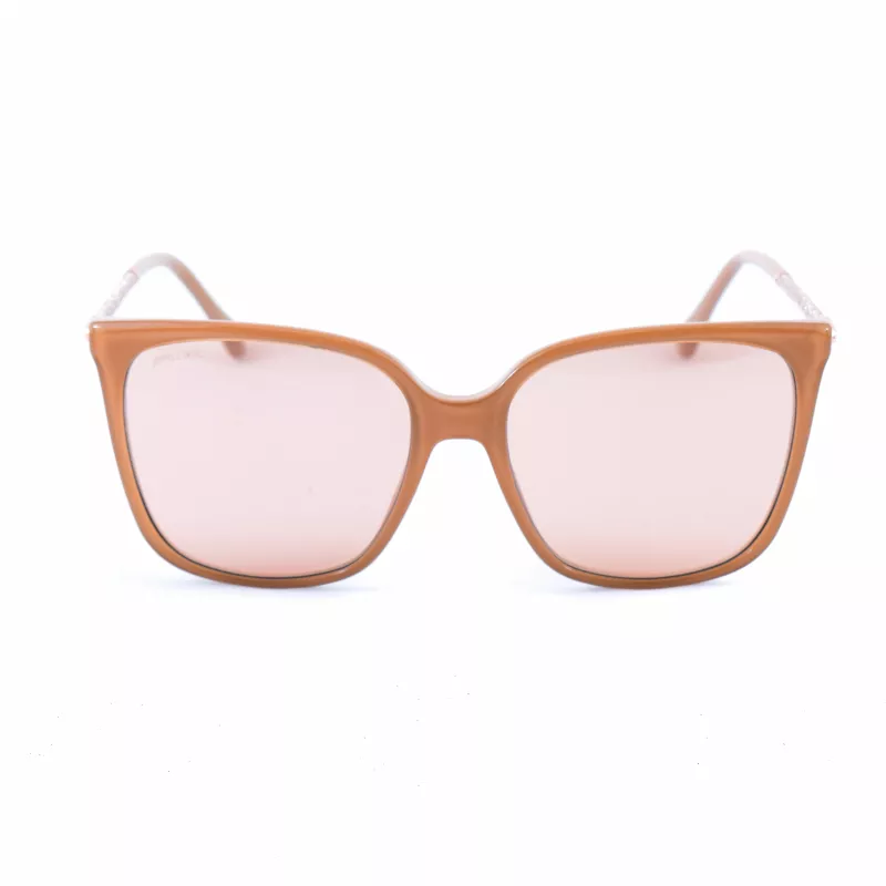 Jimmy Choo Gafas de sol de mujer Scilla F/S WM2S - Montura de acetato negra diseño butterfly/cat eye con lentes degradadas grises - 52/15/140 mm