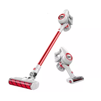 JIMMY JV51 Aspirador de batería de mano y escoba, 400 W, 21,6 V, 45 min de autonomía, Rojo