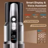 JIMMY PW11 Plus Aspirador y fregasuelos a batería con función de agua y seco, 400W, 21,6V, 40-75 min de autonomía, negro/plata