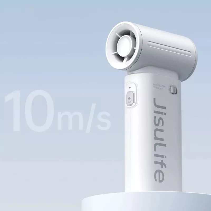 JISULIFE Ventilador de mano Life9 5000mAh USB portátil - Gris