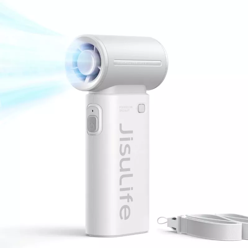 JISULIFE Ventilador de mano Life9 5000mAh USB portátil - Gris