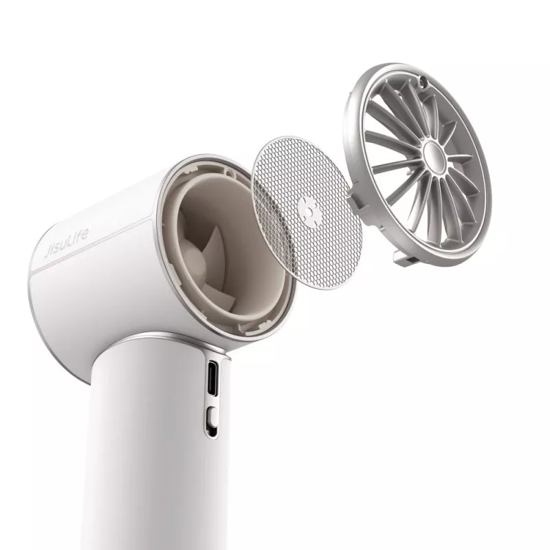 JISULIFE Ventilador de mano Pro1 Mini 4250 mAh USB-C ventilador portátil - Blanco