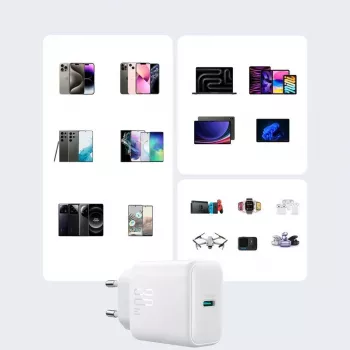 JOYROOM batería externa 10000mAh 22,5W USB-C con cable integrado