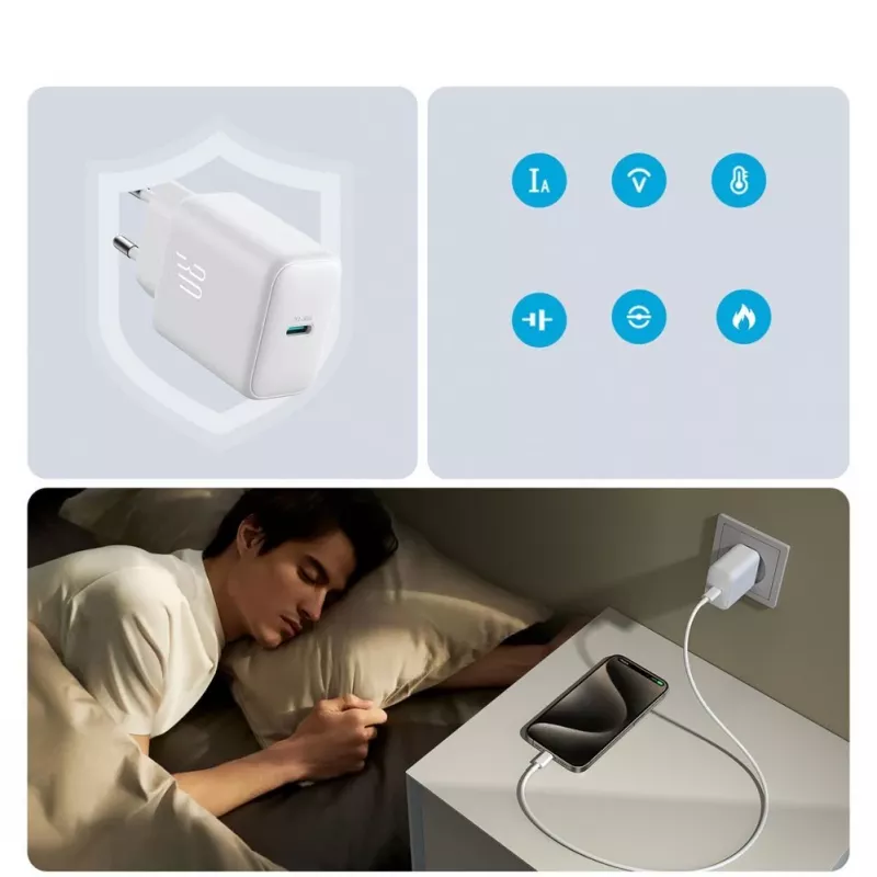 JOYROOM batería externa 10000mAh 22,5W USB-C con cable integrado