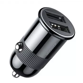 Joyroom Cargador de Coche Smart de Doble Puerto 3.1A (C-A06) Negro
