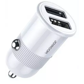 Joyroom cargador de coche inteligente de doble puerto 3.1A blanco (C-A06 White)