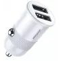 Joyroom cargador de coche inteligente de doble puerto 3.1A blanco (C-A06 White)