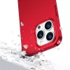 Funda 360 Full Case frontal y trasera Joyroom para iPhone 13 Pro Max + protector de cristal templado rojo (JR-BP928 rojo)