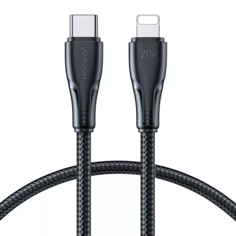 Joyroom cable de carga rápida serie A10 USB-C a Lightning PD 20W, 0,25m, negro (S-CL020A11)
